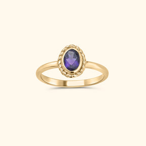 February Amethyst - Birthstone ring